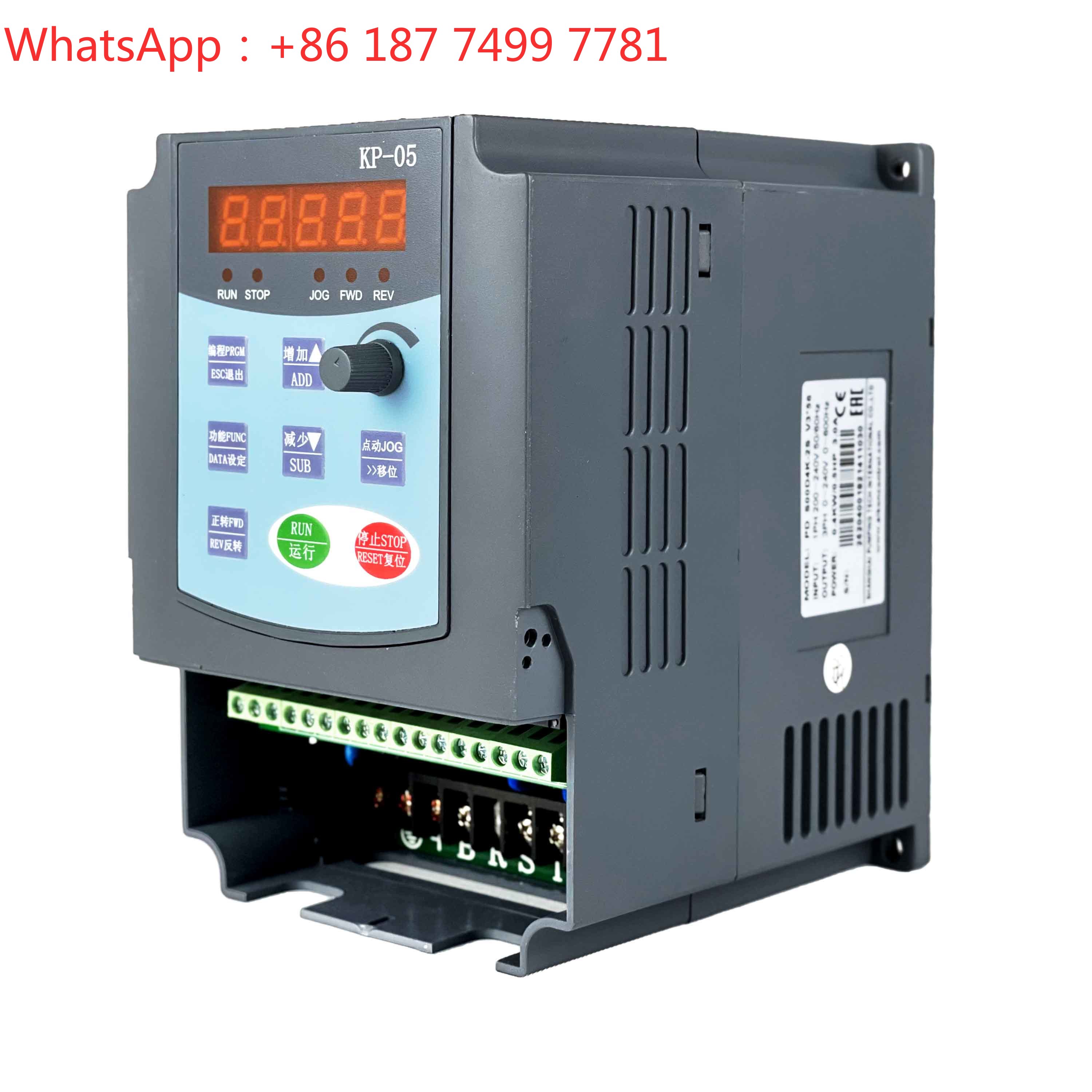 Vfd 0.75Kw Mini Inverter - Aikon PDE-serie VFD-omvormer Hoge Prestaties Goede