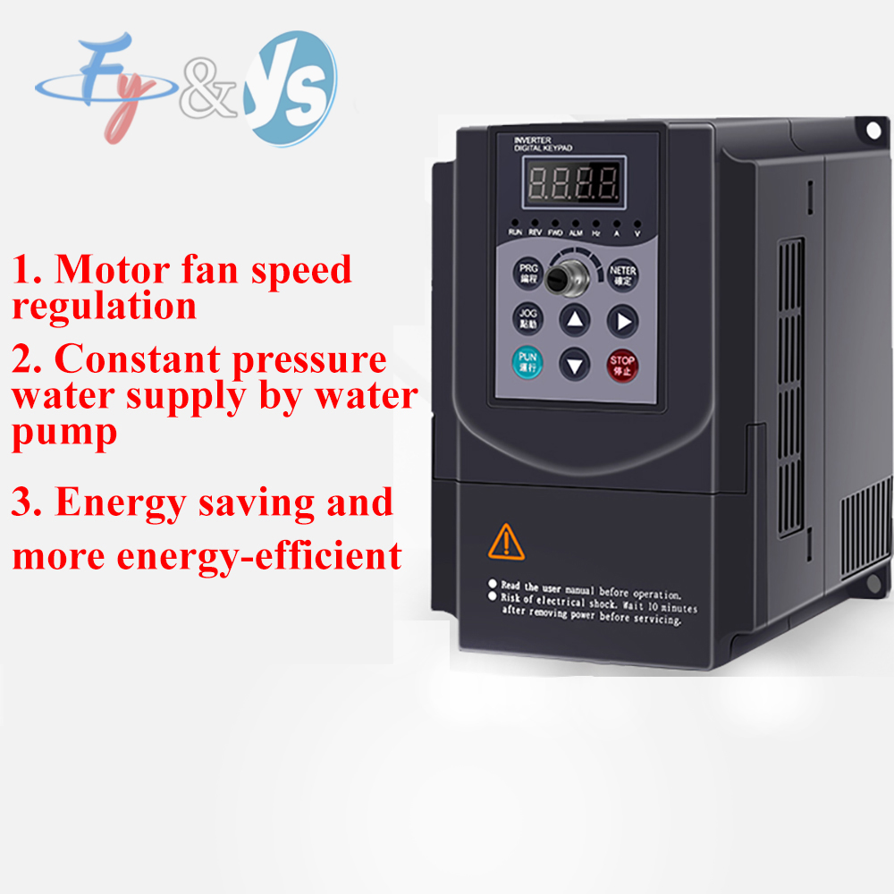 Vfd 11Kw Pump Controller - Enkel-/driefasige VFD frequentieregelaar, 0,75kW-11kW motorsnelheidsregelaar, omvormer
