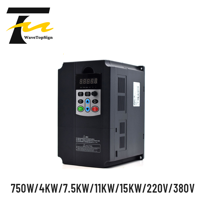 Vfd 7.5Kw Inverter Motor - Spindelomvormer 220 V 380 V 750