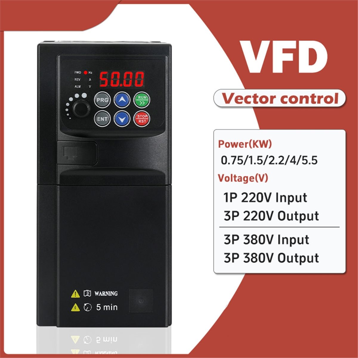 Variable Frequency Drive 3 Phase 380V - A10I 1.5/2.2 KW VFD Frequentieomvormer 380V