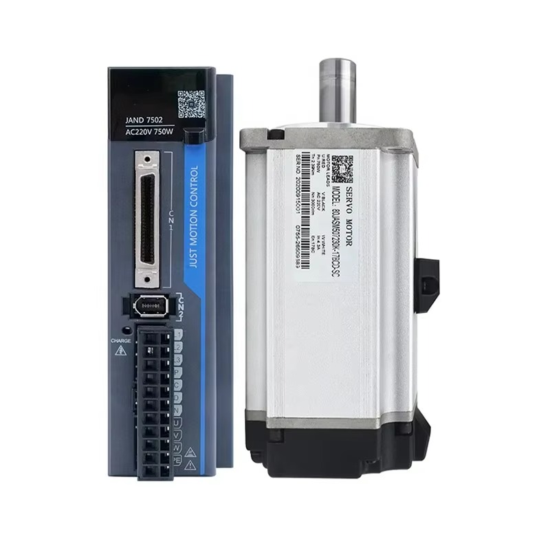 Servo Driver 750W Ac Servo Motor - 80JASM507230K-17B-SC+JAND7502-20B voor CNC-machine, 3000 tpm, 750W