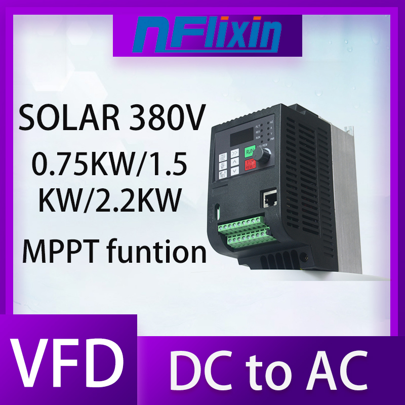 Vfd 11Kw Pump Controller - PV zonne-omvormer DC naar AC driefasige