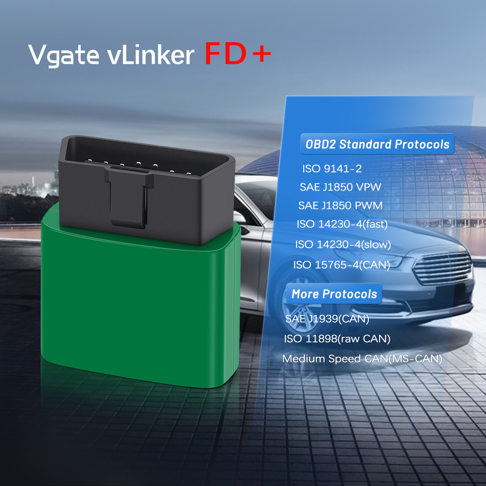 Vgate VLinker FD/FD+ voor Ford - Vfd With Brake Resistor recensie en prijs