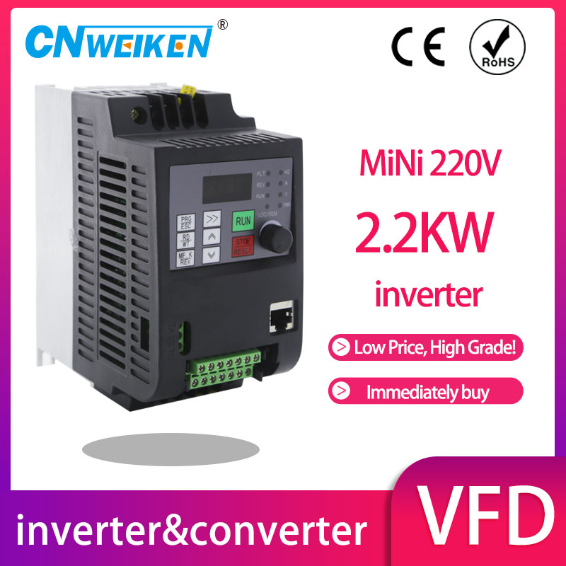 0,75 kW - 2,2 kW MINI 220v naa - Vfd 0.75Kw Mini Inverter recensie en prijs