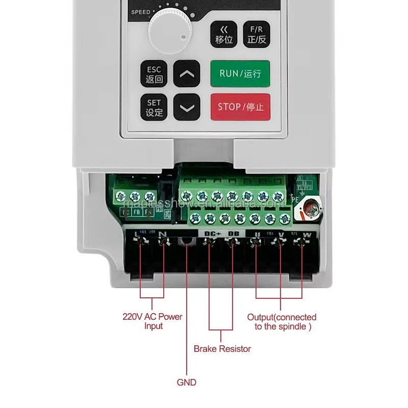 VFD 220V Enkelfasig of 3-fasig - Vfd 7.5Kw Inverter Motor recensie en prijs