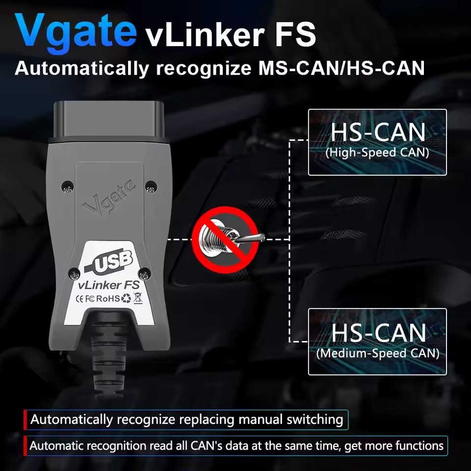 Vgate VLinker FS USB ELM327 vo - Vfd With Brake Resistor recensie en prijs