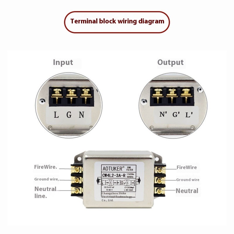 EMI Power Filter 115V/220V250V - Vfd Emi Filter 3 Phase recensie en prijs