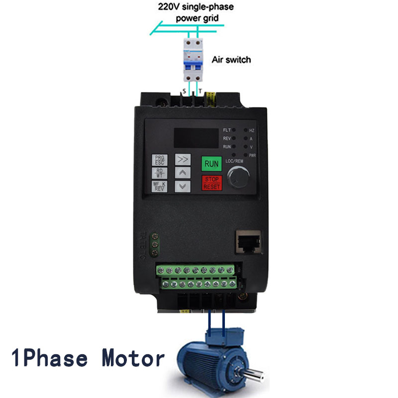 2,2 kW 220 V VFD Eenfase ingan - Vfd 2.2Kw Single Phase 220V recensie en prijs