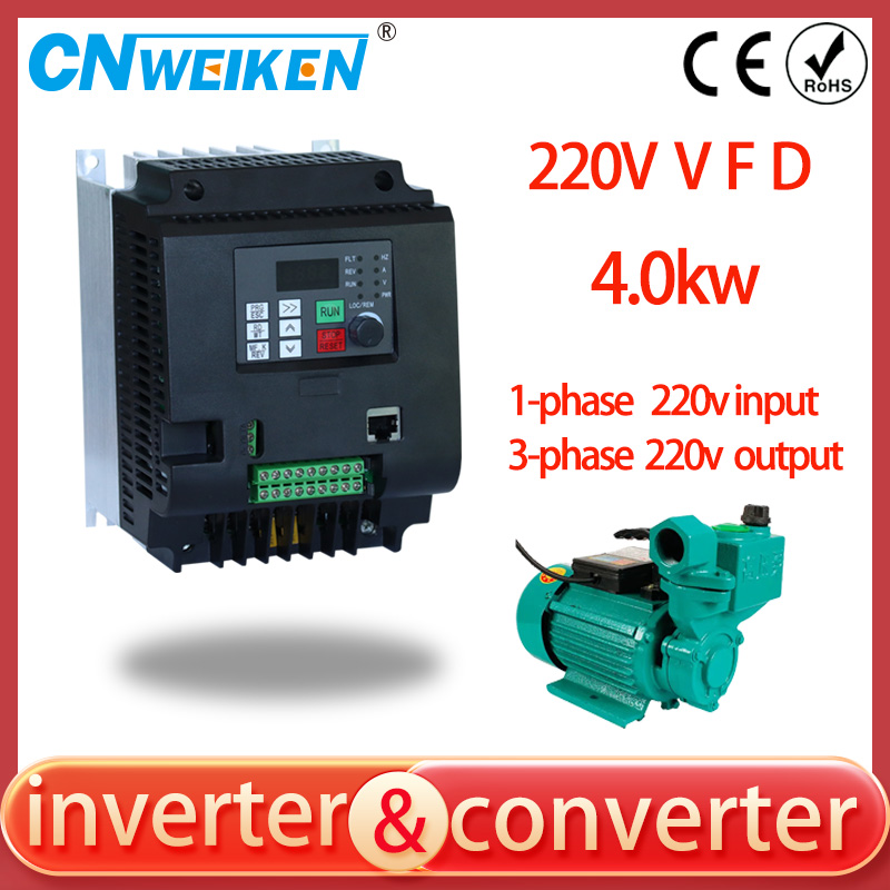 220V 0.75KW 1HP Mini VFD Varia - Vfd 0.75Kw Mini Inverter recensie en prijs