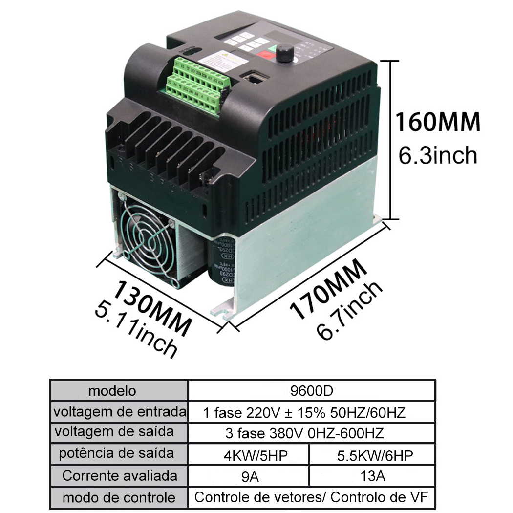 7,5 kW frequentieregelaar (VFD - Vfd 7.5Kw Inverter Motor recensie en prijs