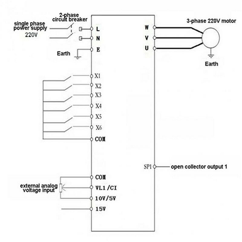 A73K 6X 2,2 kW 3 pk 220 V freq - Vfd 2.2Kw Single Phase 220V recensie en prijs