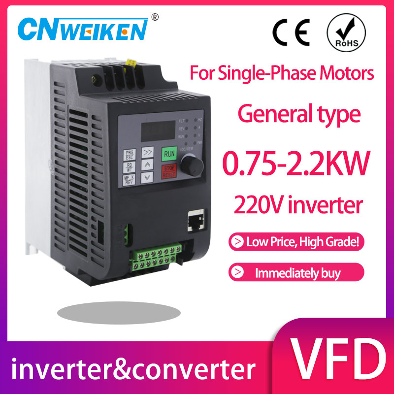 220V 0. 75kw/1. 5kw/2.2kw Mini - Vfd 0.75Kw Mini Inverter recensie en prijs