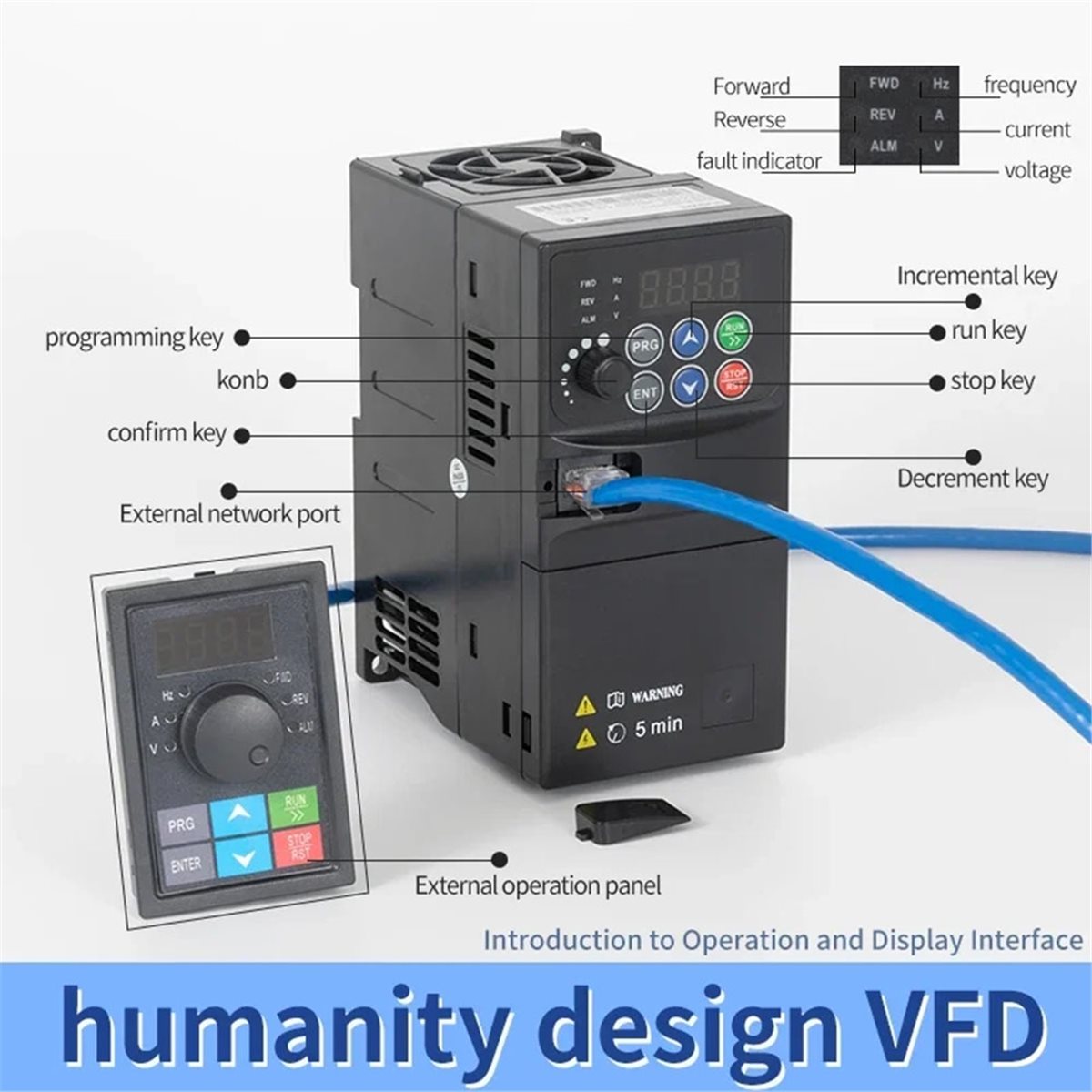 A10I 1.5/2.2 KW VFD Frequentie - Variable Frequency Drive 3 Phase 380V recensie en prijs