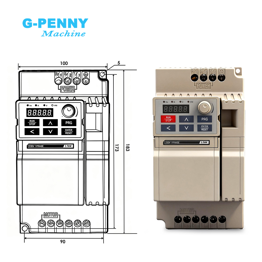 G-Penny 3,7 kW ‌   220V/380V V - Variable Frequency Drive 3 Phase 380V recensie en prijs