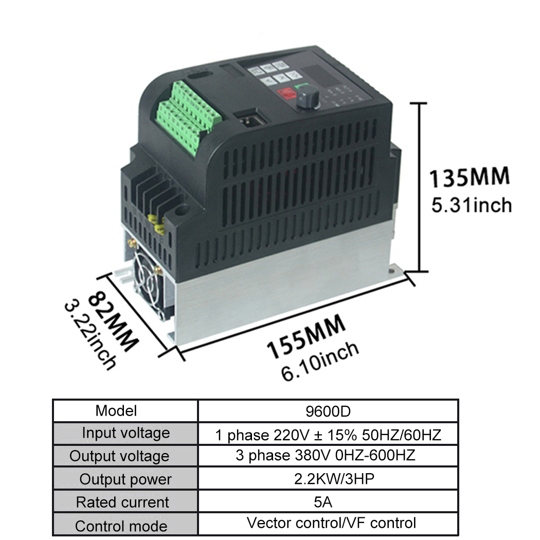 CNWeiken VFD Inverter 220V/380 - Vfd 7.5Kw Inverter Motor recensie en prijs
