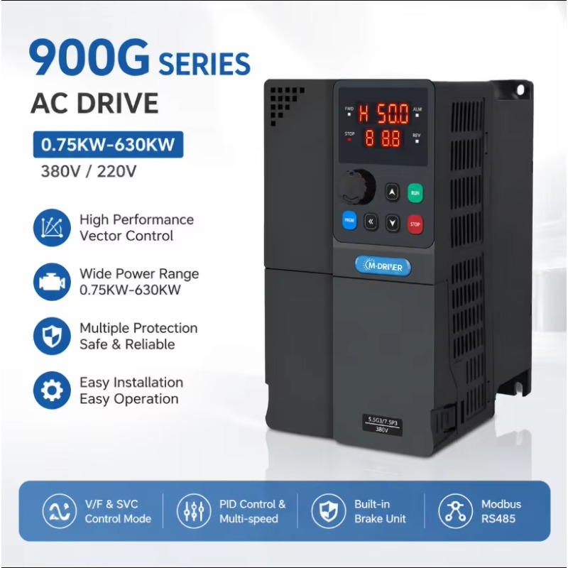 Driefasige 380V AC-frequentieo - Vfd 11Kw Pump Controller recensie en prijs