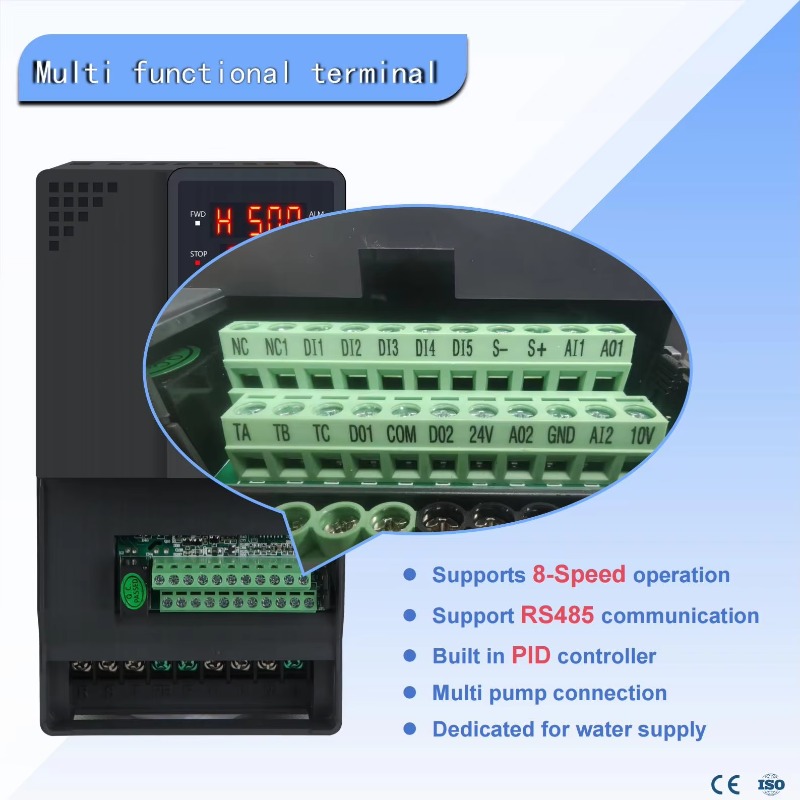 Driefasige 380V AC-frequentieo - Vfd 11Kw Pump Controller recensie en prijs