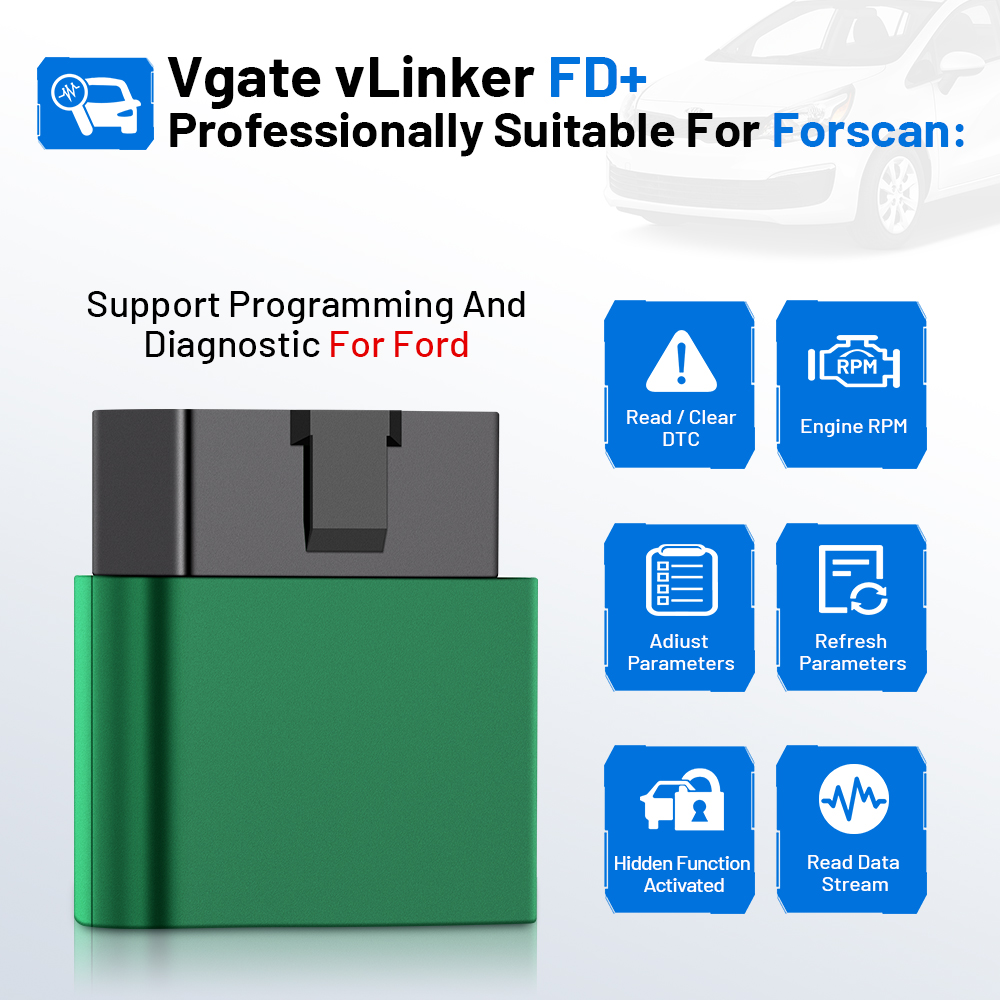 Vgate VLinker FD ELM327 FORSca - Vfd With Brake Resistor recensie en prijs