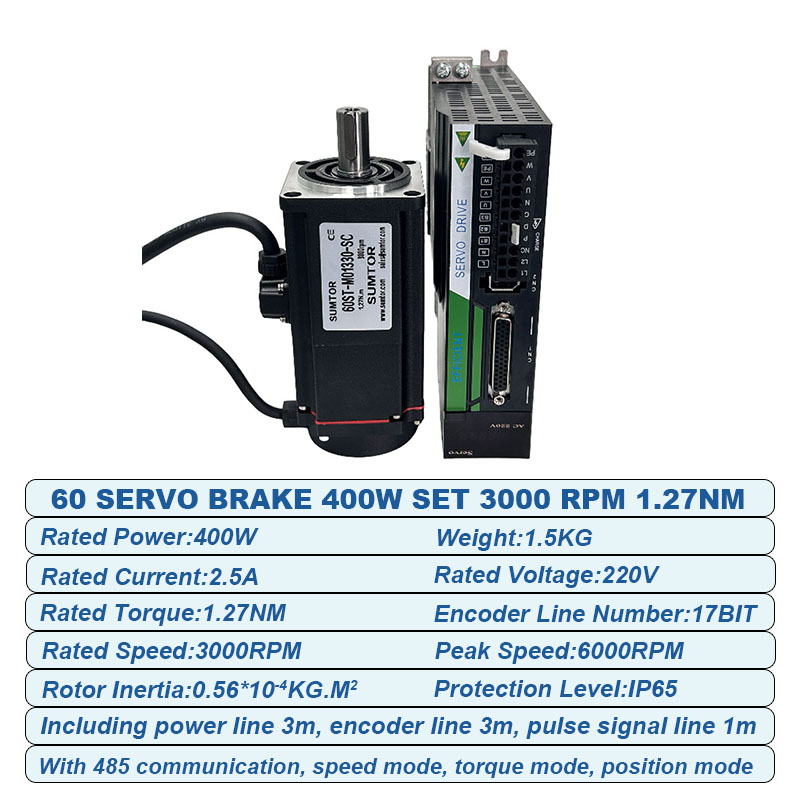 Servomotorenkit 220v 400w rem  - Servo Motor 400W With Driver recensie en prijs