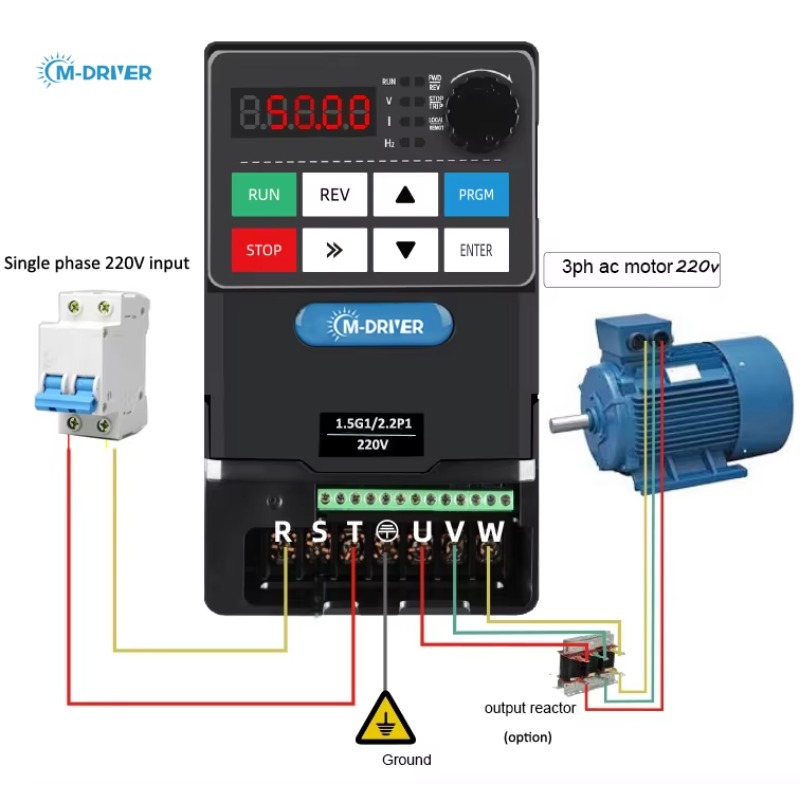 Enkelfasige 1,5 kW VFD 220V ve - Vfd 1.5Kw 220V Vector Control recensie en prijs