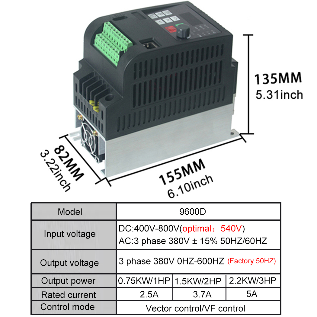 PV zonne-omvormer DC naar AC d - Vfd 11Kw Pump Controller recensie en prijs