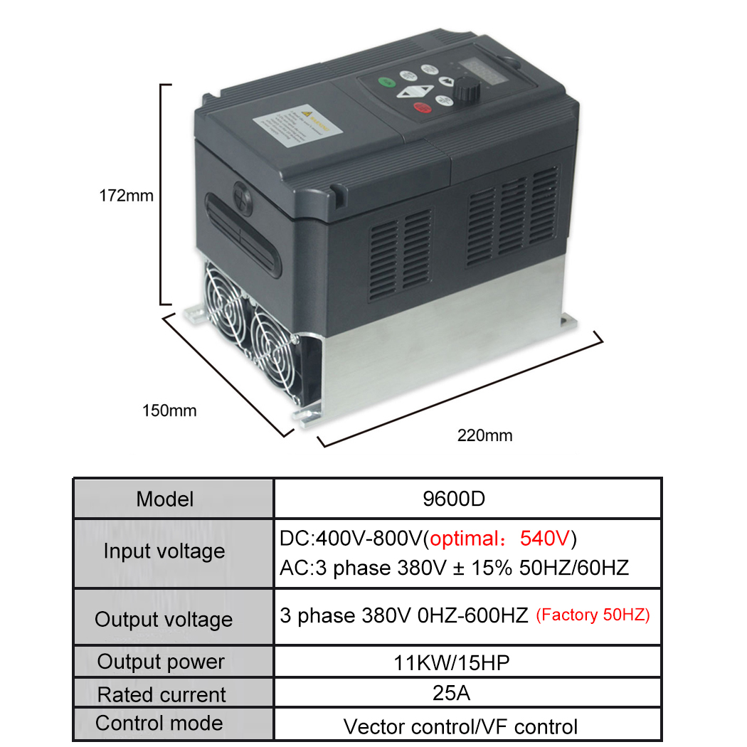 PV zonne-omvormer DC naar AC d - Vfd 11Kw Pump Controller recensie en prijs